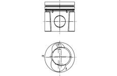 Píst KOLBENSCHMIDT 90850600