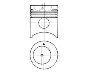 Píst KOLBENSCHMIDT 91005700
