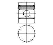Píst KOLBENSCHMIDT 91130600