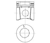 Píst KOLBENSCHMIDT 94900600