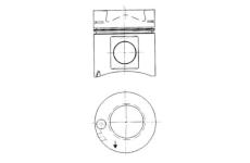 Píst KOLBENSCHMIDT 40111600