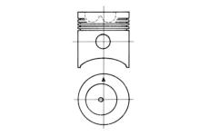 Píst KOLBENSCHMIDT 91557700