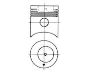 Píst KOLBENSCHMIDT 91753600