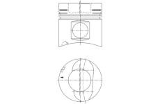 Piest KOLBENSCHMIDT 92052700