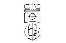Píst KOLBENSCHMIDT 92334800