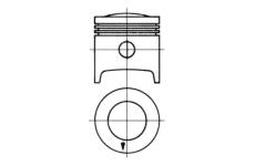 Píst KOLBENSCHMIDT 92412601