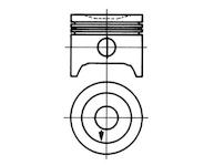 Píst KOLBENSCHMIDT 92523601