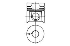 Píst KOLBENSCHMIDT 92656600