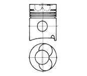 Píst KOLBENSCHMIDT 93052600