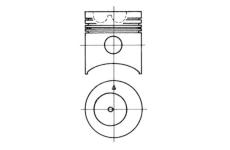 Píst KOLBENSCHMIDT 93061600