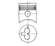 Píst KOLBENSCHMIDT 93062600
