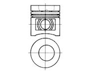 Píst KOLBENSCHMIDT 93192600