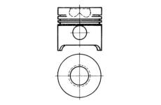 Píst KOLBENSCHMIDT 93311600