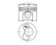 Píst KOLBENSCHMIDT 93472600