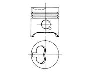 Píst KOLBENSCHMIDT 93648700