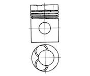 Píst KOLBENSCHMIDT 93751600