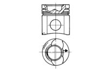 Píst KOLBENSCHMIDT 93769600
