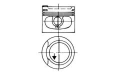 Píst KOLBENSCHMIDT 93928600