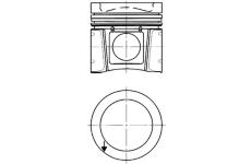 Píst KOLBENSCHMIDT 94931600
