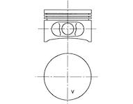 Píst KOLBENSCHMIDT 99646600