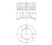 Píst KOLBENSCHMIDT 94597600
