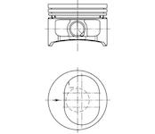 Píst KOLBENSCHMIDT 94865620