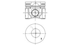 Píst KOLBENSCHMIDT 40014600