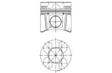 Píst KOLBENSCHMIDT 99469600