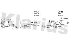 Výfukový systém KLARIUS 030290E