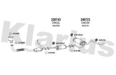 Výfukový systém KLARIUS 310063E