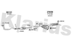 Výfukový systém KLARIUS 330359E