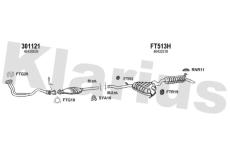 Výfukový systém KLARIUS 330359U