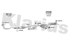 Výfukový systém KLARIUS 330363E