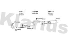 Výfukový systém KLARIUS 331069E