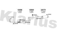 Výfukový systém KLARIUS 331081E