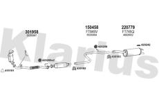 Výfukový systém KLARIUS 331140E