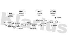 Výfukový systém KLARIUS 361974E