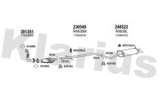 Výfukový systém KLARIUS 720887E