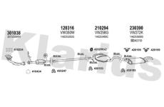 Výfukový systém KLARIUS 930584E