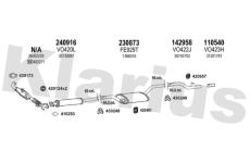 Výfukový systém KLARIUS 960427E