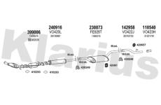 Výfukový systém KLARIUS 960478E