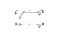 Sada kabelů pro zapalování HITACHI 134116