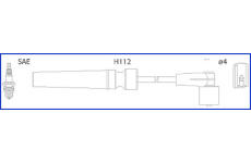 Sada kabelů pro zapalování HITACHI 134236