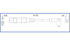 Sada kabelů pro zapalování HITACHI 134787