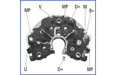 Usmerňovač alternátora HITACHI 139452