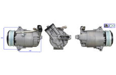 Kompresor, klimatizace DRI 700510247