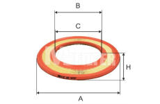 Vzduchový filtr MFILTER A 383