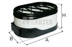 Vzduchový filtr MFILTER A 8034
