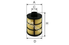 Palivový filtr MFILTER DE 3118
