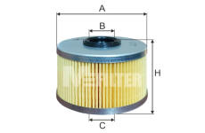 Palivový filtr MFILTER DE 688